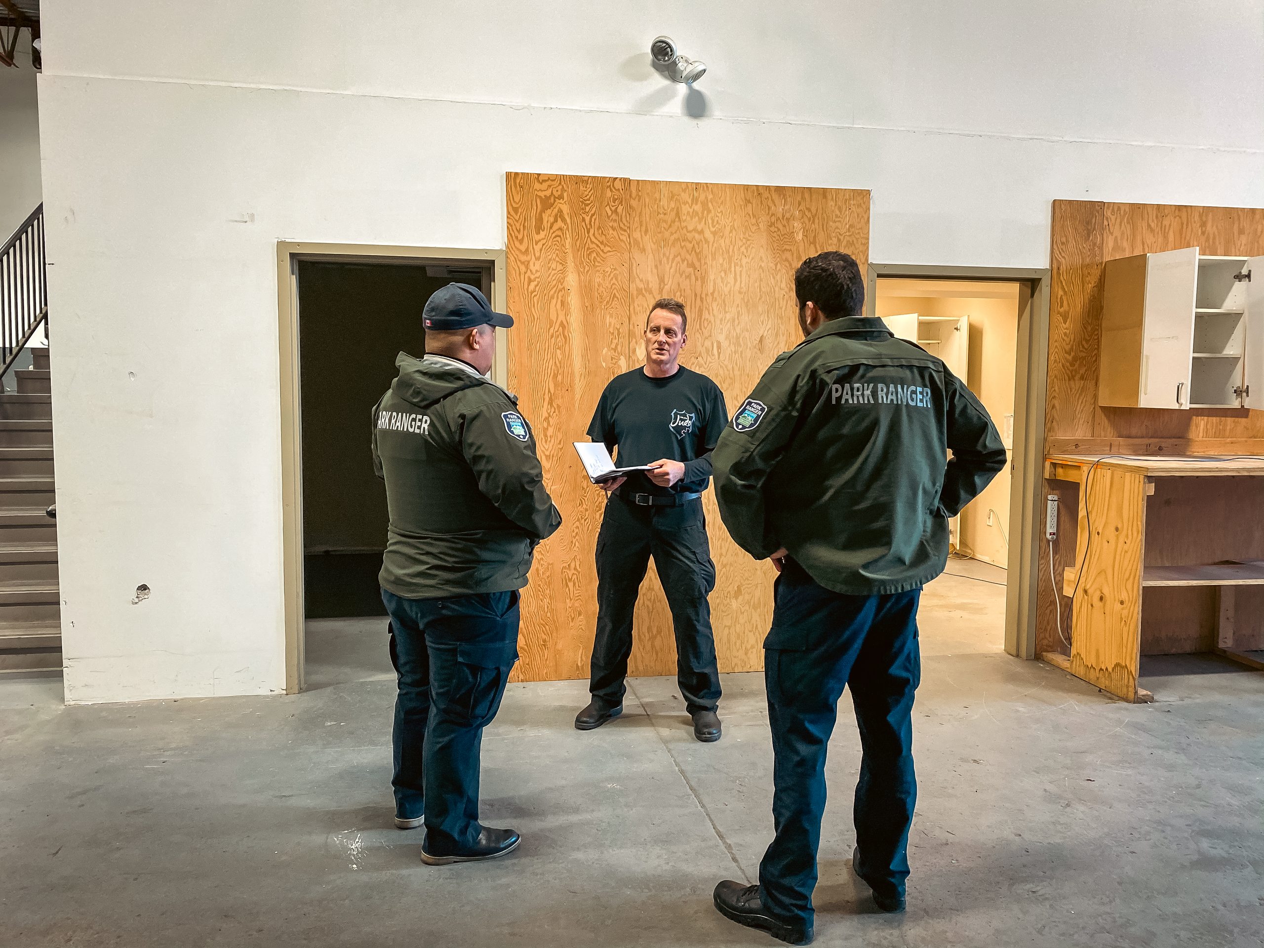 LETA instructor working with park ranger training participants